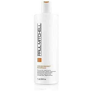 paul mitchell color protect conditioner, adds protection, for color-treated hair, 33.8 fl. oz.