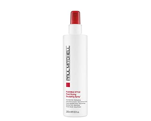 Paul Mitchell Fast Drying Sculpting Spray, Medium Hold, Touchable Finish, For All Hair Types, 8.5 Fl Oz