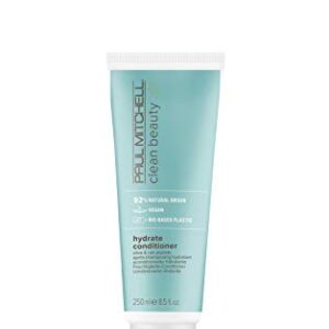 Paul Mitchell Clean Beauty Hydrate Conditioner, Intensely Nourishing Conditioner, Improves Manageability, For Dry Hair, 8.5 fl. oz.