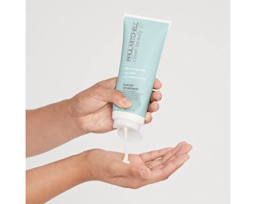 Paul Mitchell Clean Beauty Hydrate Conditioner, Intensely Nourishing Conditioner, Improves Manageability, For Dry Hair, 8.5 fl. oz.