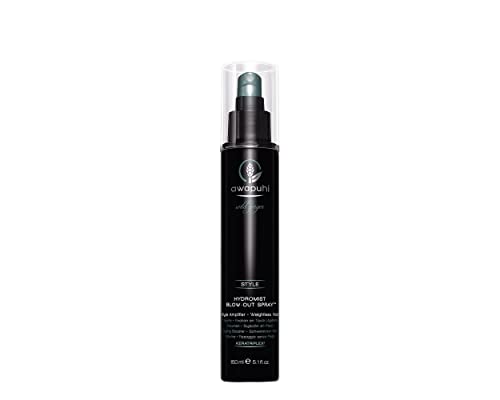 Paul Mitchell Awapuhi Wild Ginger HydroMist Blow-Out Spray, Style Amplifier, Weightless Hold, For All Hair Types, 5.1 fl. oz.