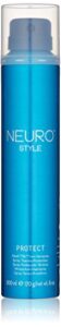 paul mitchell neuro protect heatctrl iron hairspray, perfect prep + finish for heat styling, for all hair types, 6 oz