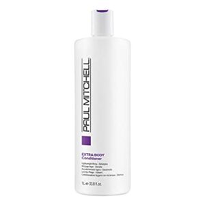 Paul Mitchell Extra-Body Conditioner, Detangles + Volumizes, For Fine Hair,1000 Milliliters