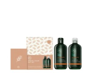 tea tree paul mitchell special color holiday gift set, shampoo + conditioner, for color-treated hair