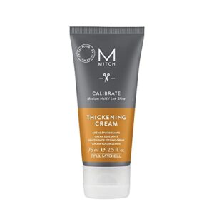 paul mitchell mitch calibrate thickening cream, medium hold, low shine, for all hair types, 2.5 fl. oz.