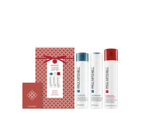 Paul Mitchell Classic Holiday Gift Set, Shampoo, Conditioner + Hairspray, For All Hair Types