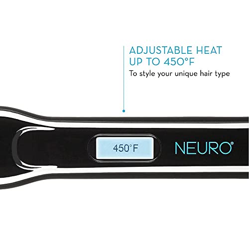 Paul Mitchell Neuro Smooth Titanium Flat Iron, Adjustable Heat Settings for Advanced Smoothing + Straightening