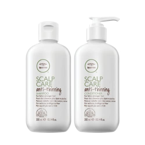 Tea Tree Scalp Care Anti-Thinning Shampoo and Conditioner Duo, 10.14 fl. oz.