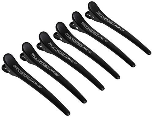Paul Mitchell Pro Tools Sectioning Hair Clips Set, Slip-Free, No Crease Design, For Hair Styling + Hair Coloring All Hair Types, 6 Count (Pack of 1)