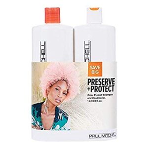 paul mitchell preserve and protect color protect liter duo set