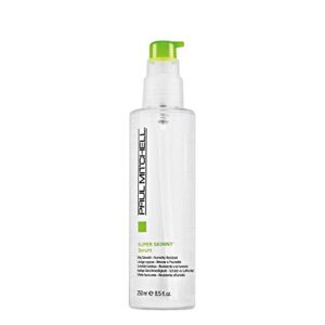 paul mitchell super skinny serum, speeds up drying time, humidity resistant, for frizzy hair