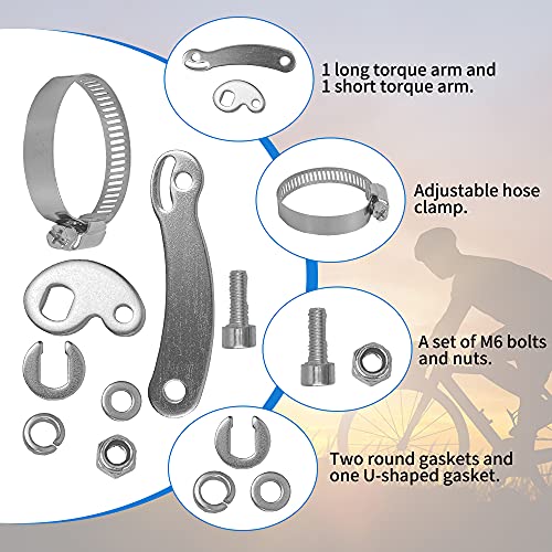 BEISGUANGS Electric Bike Accessories Universal Torque Arm Conversion Kit for ebike Front or Rear Hub Motor Wheel E Bike kit Easy Install Reinforcement