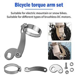 BEISGUANGS Electric Bike Accessories Universal Torque Arm Conversion Kit for ebike Front or Rear Hub Motor Wheel E Bike kit Easy Install Reinforcement