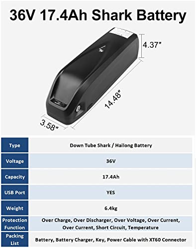 BAFANG BBS02B 36V 500W Mid Drive Motor : Electric Bike Conversion Kit with 500C Display & 36T Chainring for Mountain Bicycle Road Bicycles Commuter Bikes (NO Battery)