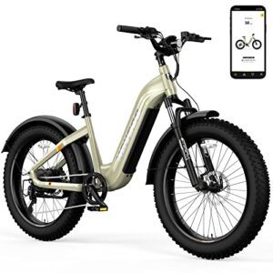 hovsco electric bike for adults, 750w motor torque sensor 28mph max speed ebike, 80mile range 48v 20ah lg battery electric mountain bike, 26″x4″ fat tire adult electric bicycles, shimano 7 speed