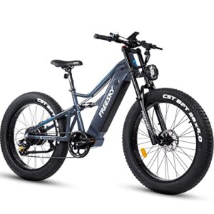 FREESky Electric Bike for Adults 1000W BAFANG Motor 48V 20Ah Samsung Cells Battery Ebike, 26" Fat Tire Full Suspension Electric Bicycles, 35MPH Snow Beach Mountain E Bike Shimano 7-Speed UL Certified