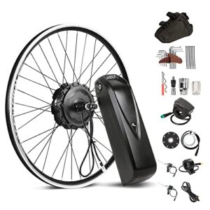 yose power waterproof 26inch 500w ebike conversion kit with 48v 13ah battery for cassette 26″ electric bike rear wheel, electric bicycle hub motor kit, led display, installation tool