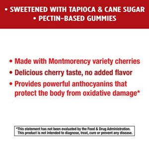 Nature's Way Tart Cherry, Ultra Montmorency Cherry, 1200 mg Potency, 75 Gummies