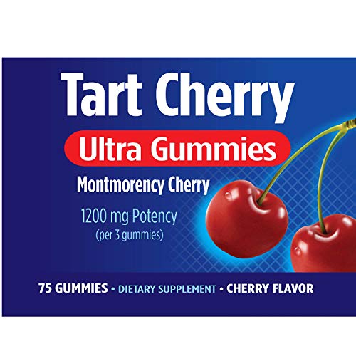 Nature's Way Tart Cherry, Ultra Montmorency Cherry, 1200 mg Potency, 75 Gummies