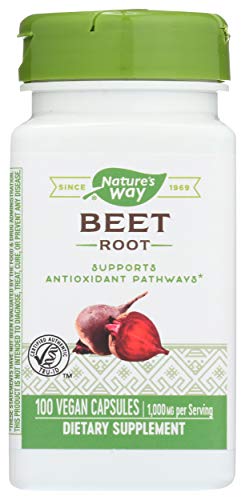 Natures Way Beet Root 100 Vegetarian capsule, 100 ct