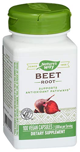 Natures Way Beet Root 100 Vegetarian capsule, 100 ct