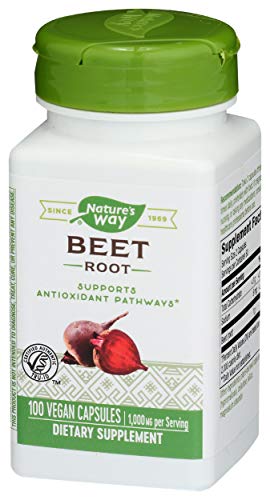 Natures Way Beet Root 100 Vegetarian capsule, 100 ct