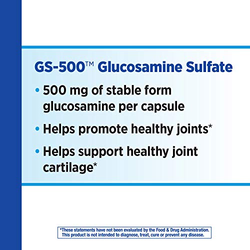 Nature's Way GS-500 Glucosamine Sulfate, Supports Healthy Joints and Cartilage*, 120 Capsules