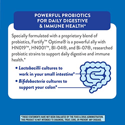 Nature’s Way Fortify Optima Daily Probiotic, 35 Billion CFU, 15 Strains, Prebiotic, 30 Capsules (Pack of 2)