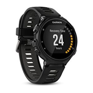 Garmin 010-01614-00 Forerunner 735XT, Multisport GPS Running Watch With Heart Rate, Black/Gray