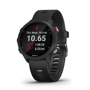 garmin 010-02120-20 forerunner 245 music, gps running smartwatch with music and advanced dynamics, black