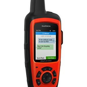 Garmin 010-01735-10 inReach Explorer+, Handheld Satellite Communicator with Topo Maps and GPS Navigation