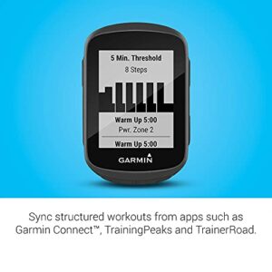 Garmin Edge 130 Plus, GPS Cycling/Bike Computer, Download Structure Workouts, ClimbPro Pacing Guidance and More (010-02385-00) (Renewed)