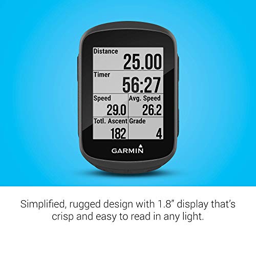 Garmin Edge 130 Plus, GPS Cycling/Bike Computer, Download Structure Workouts, ClimbPro Pacing Guidance and More (010-02385-00) (Renewed)