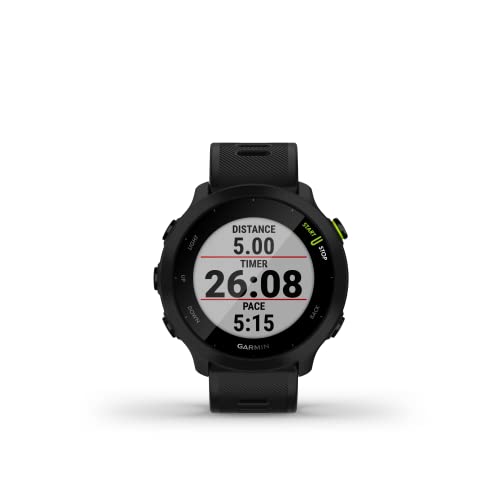 Garmin Forerunner 55 GPS Running Smartwatch, Black