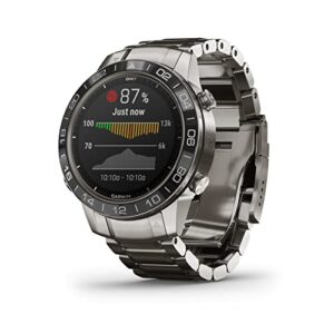 Garmin MARQ Aviator, Men's Luxury Tool Watch Designed for Your Passion for Aviation, View Flight Paths, Weather Reports, Start Flight Logging and More