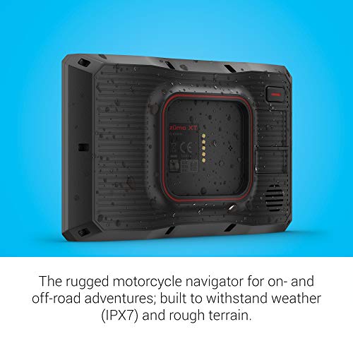 Garmin zūmo XT, All-Terrain Motorcycle GPS Navigation Device, 5.5-inch Ultrabright and Rain-Resistant Display