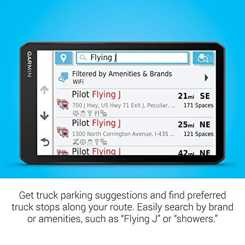Garmin 010-02313-00 dezl OTR700, 7-inch GPS Truck Navigator, Easy-to-read Touchscreen Display, Custom Truck Routing and Load-to-dock Guidance