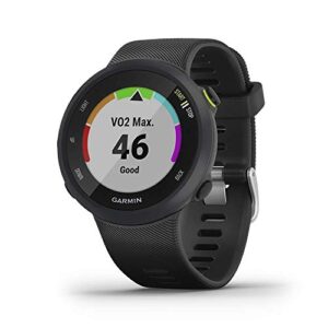 garmin forerunner 45 gps heart rate monitor running smartwatch (black) – (renewed)