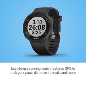 Garmin Forerunner 45 GPS Heart Rate Monitor Running Smartwatch (Black) - (Renewed)