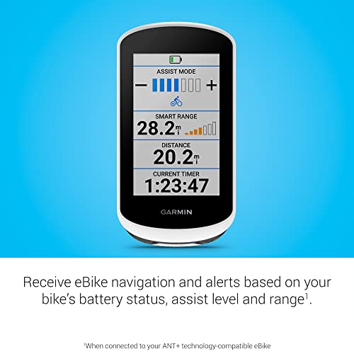 Garmin Edge® Explore 2, Easy-To-Use GPS Cycling Navigator, eBike Compatibility, Maps and Navigation, with Safety Features