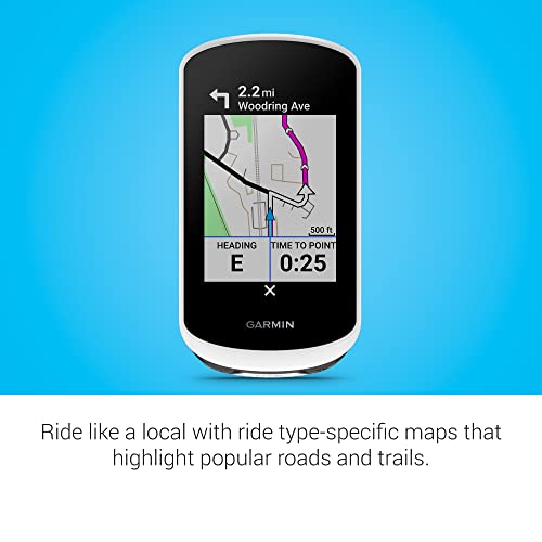 Garmin Edge® Explore 2, Easy-To-Use GPS Cycling Navigator, eBike Compatibility, Maps and Navigation, with Safety Features