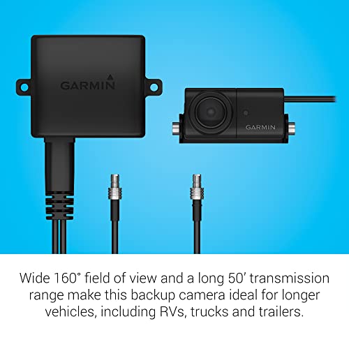Garmin BC™ 50 with Night Vision – Wireless Backup Camera, NightGlo illumination, Infrared, HD Resolution, 160-degree lens, Weather-Resistant, 50ft range for trucks, RVs and trailers
