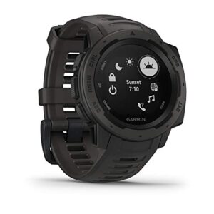 Garmin Instinct, GPS Watch, Graphite, Refurbished