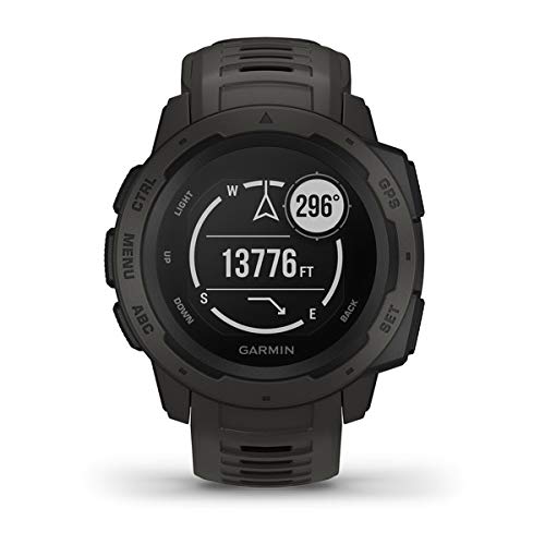 Garmin Instinct, GPS Watch, Graphite, Refurbished