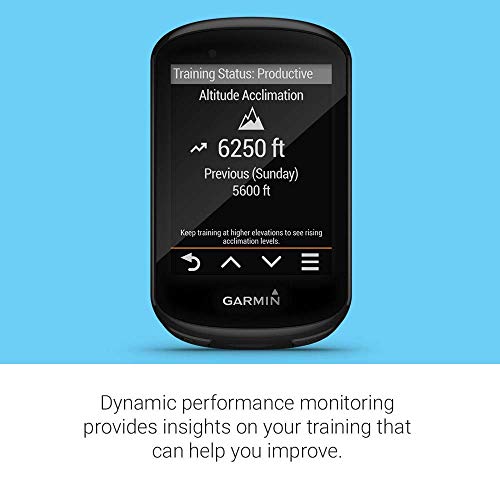 Garmin Edge 830, Performance GPS Cycling/Bike Computer with Mapping, Dynamic Performance Monitoring and Popularity Routing (Renewed)