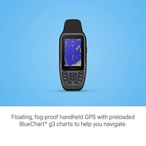 Garmin GPSMAP 79sc, Marine GPS Handheld Preloaded With BlueChart g3 Coastal Charts, Rugged Design and Floats in Water