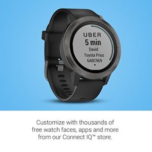 Garmin vívoactive 3 GPS Smartwatch - Black & Gunmetal (Renewed)