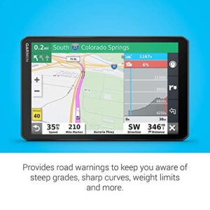 Garmin RV 890, GPS Navigator for RVs with Edge-to-Edge 8” Display, Preloaded Campgrounds, Custom Routing and More (Renewed)