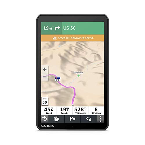 Garmin RV 890, GPS Navigator for RVs with Edge-to-Edge 8” Display, Preloaded Campgrounds, Custom Routing and More (Renewed)