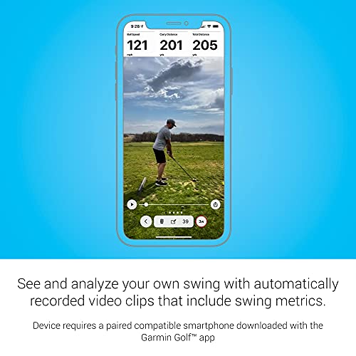 Garmin Approach R10, Portable Golf Launch Monitor, Take Your Game Home, Indoors or to The Driving Range, Up to 10 Hours Battery Life with Signature Series Cloth
